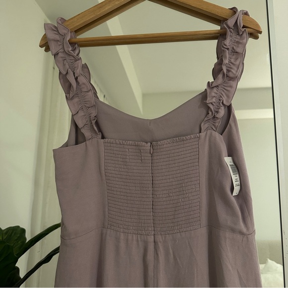 Sunday Best Flirt Ruffle Sleeve Mini Dress In Lilac - Picture 4 of 7